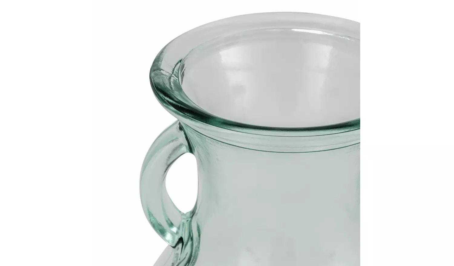 Habitat Large Handled Glass Vase - Clear