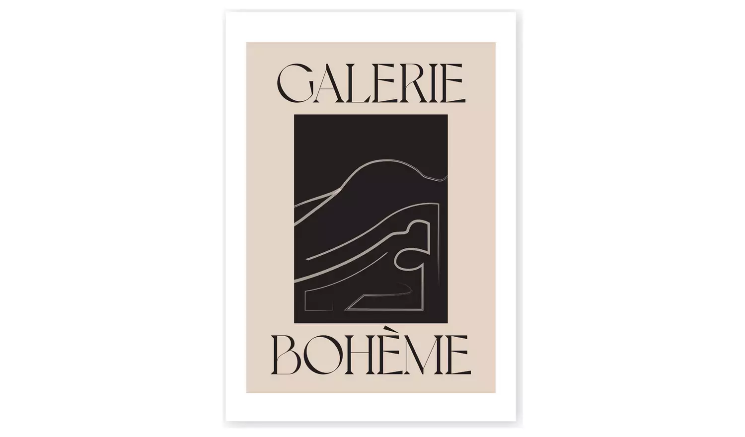 East End Prints La Vie Boheme Unframed Wall Print - A2