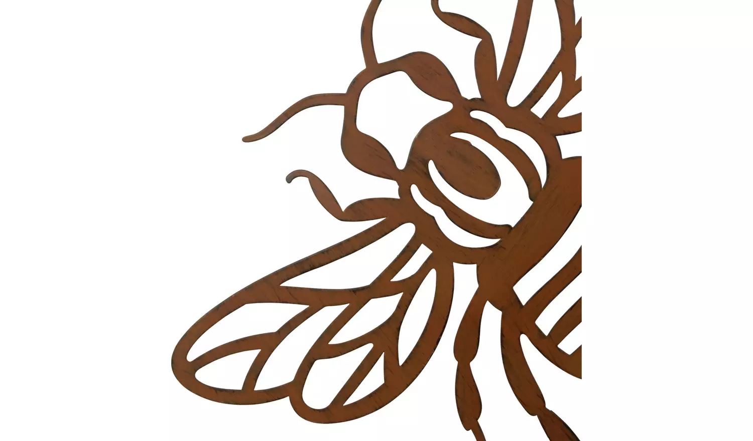 Habitat Bee Metal Garden Wall Art