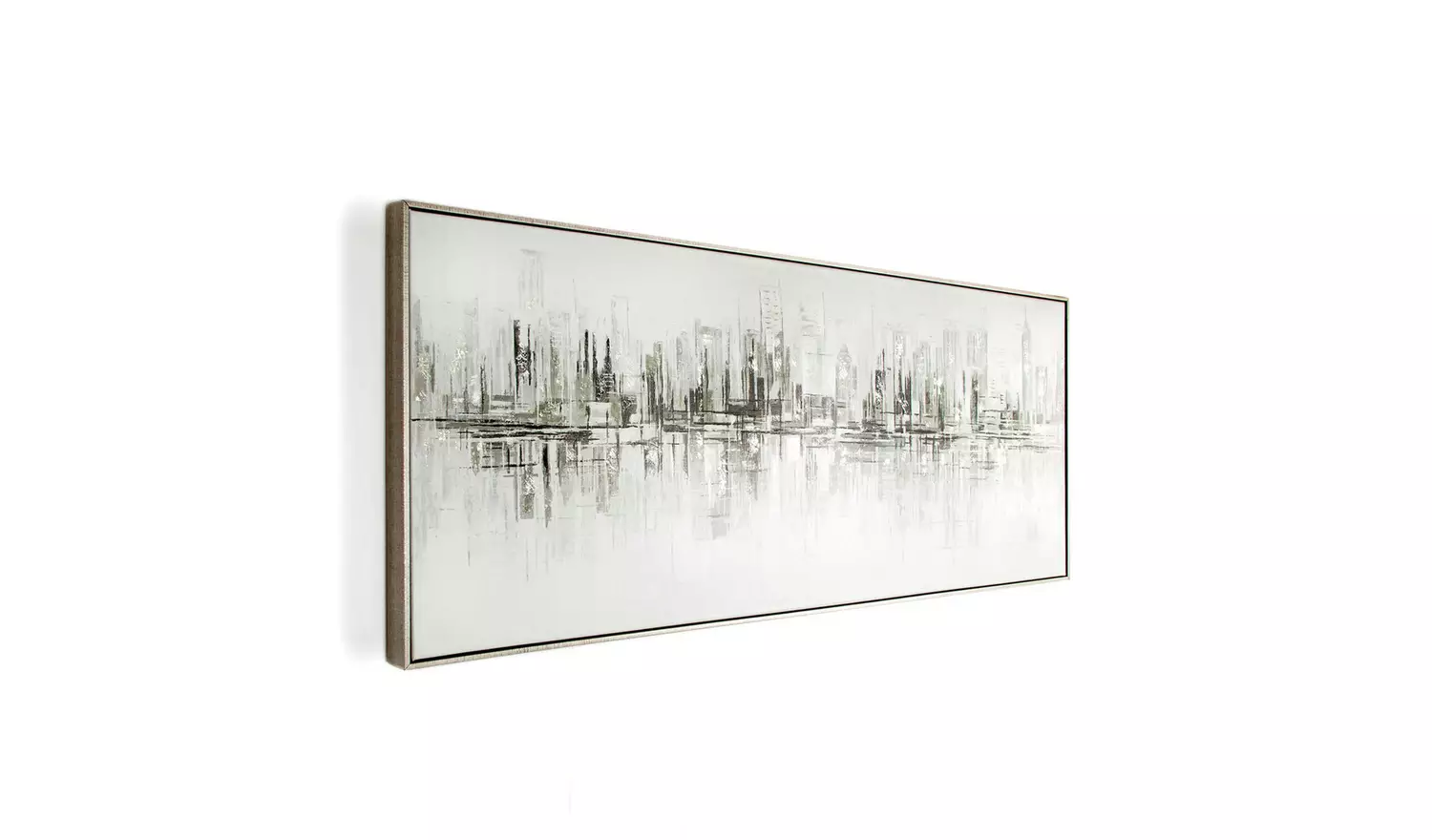 Art for the Home New York Painted Framed Canvas- 120x50cm