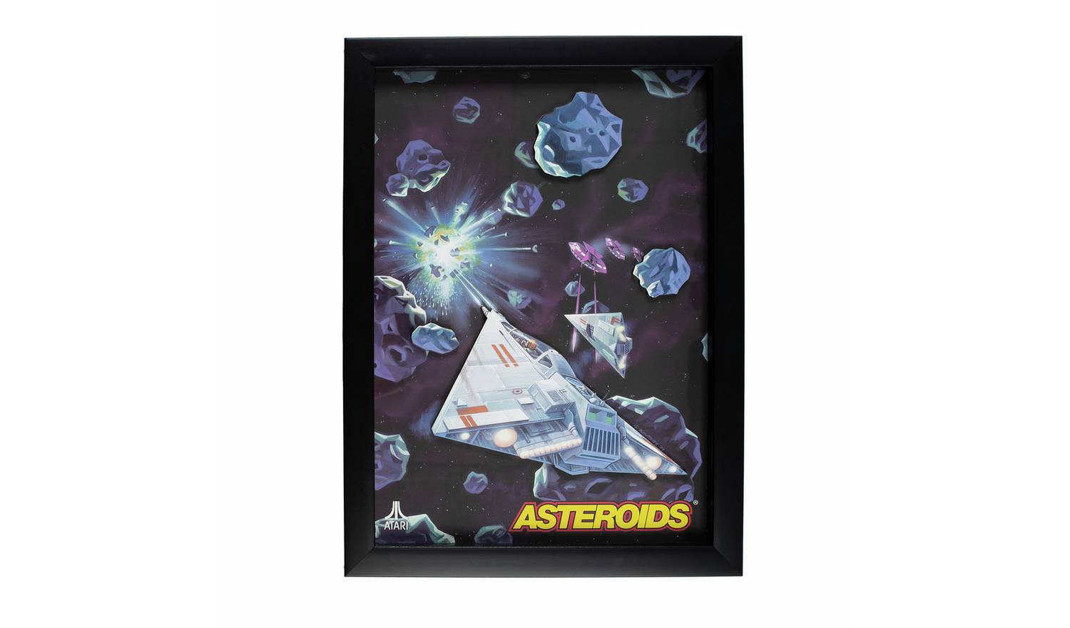 Official Atari 3D Asteroids Collection Wall Art