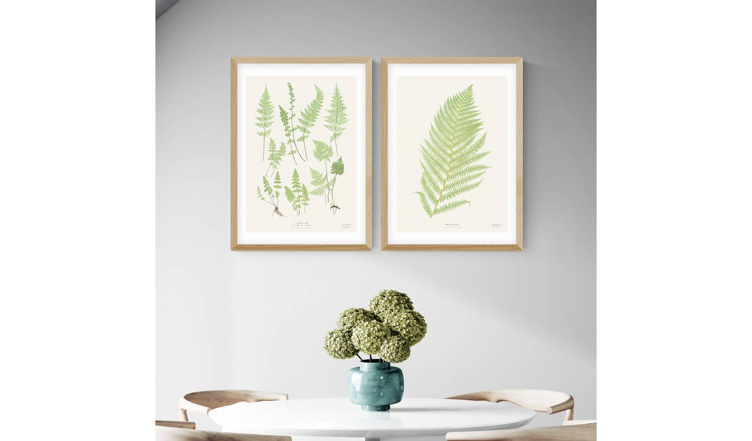 East End Prints Botan Vintage Oak Frame Art Print - A2