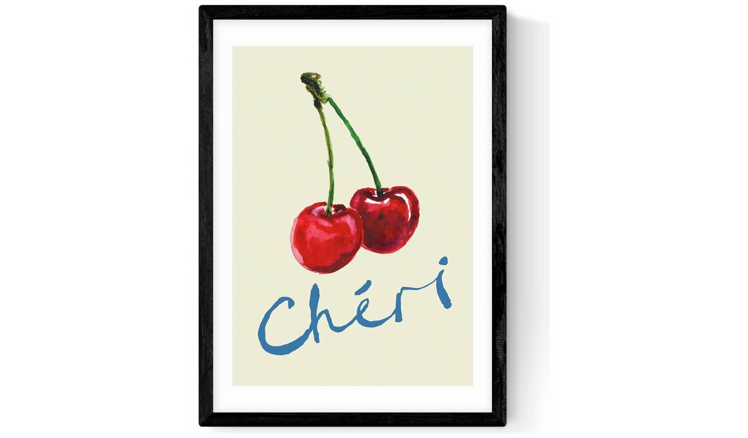 East End Prints Cheri Black Frame Art Print - A3