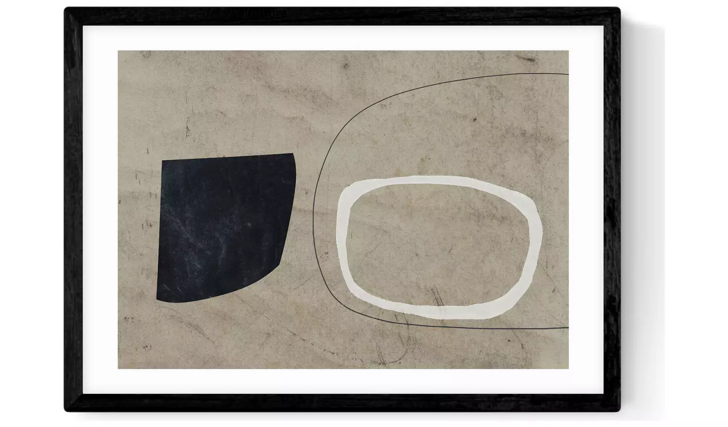 East End Prints Comfort Black Frame Art Print - A2