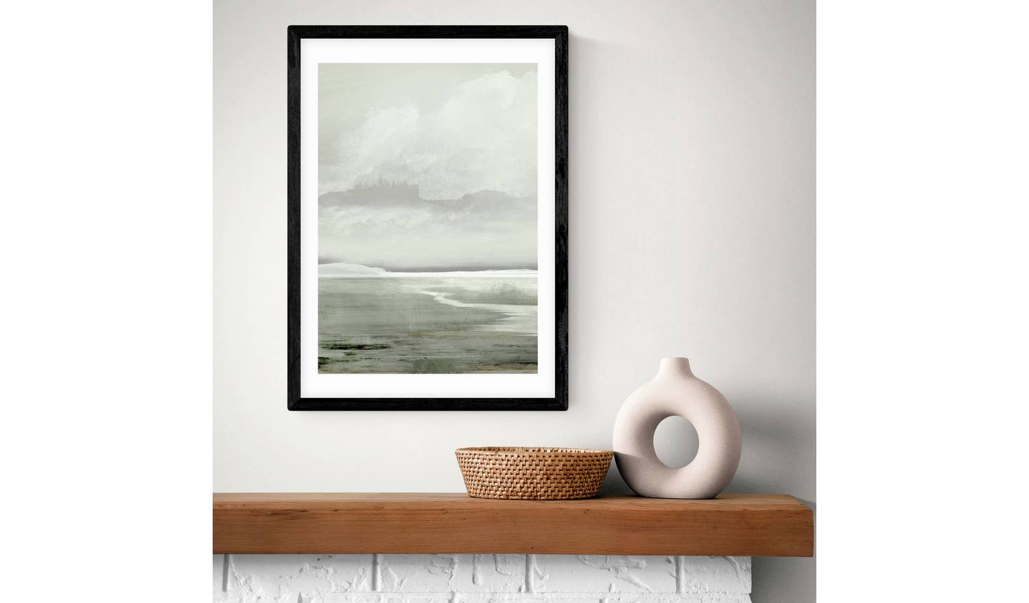 East End Prints Black Frame Art Print - A2