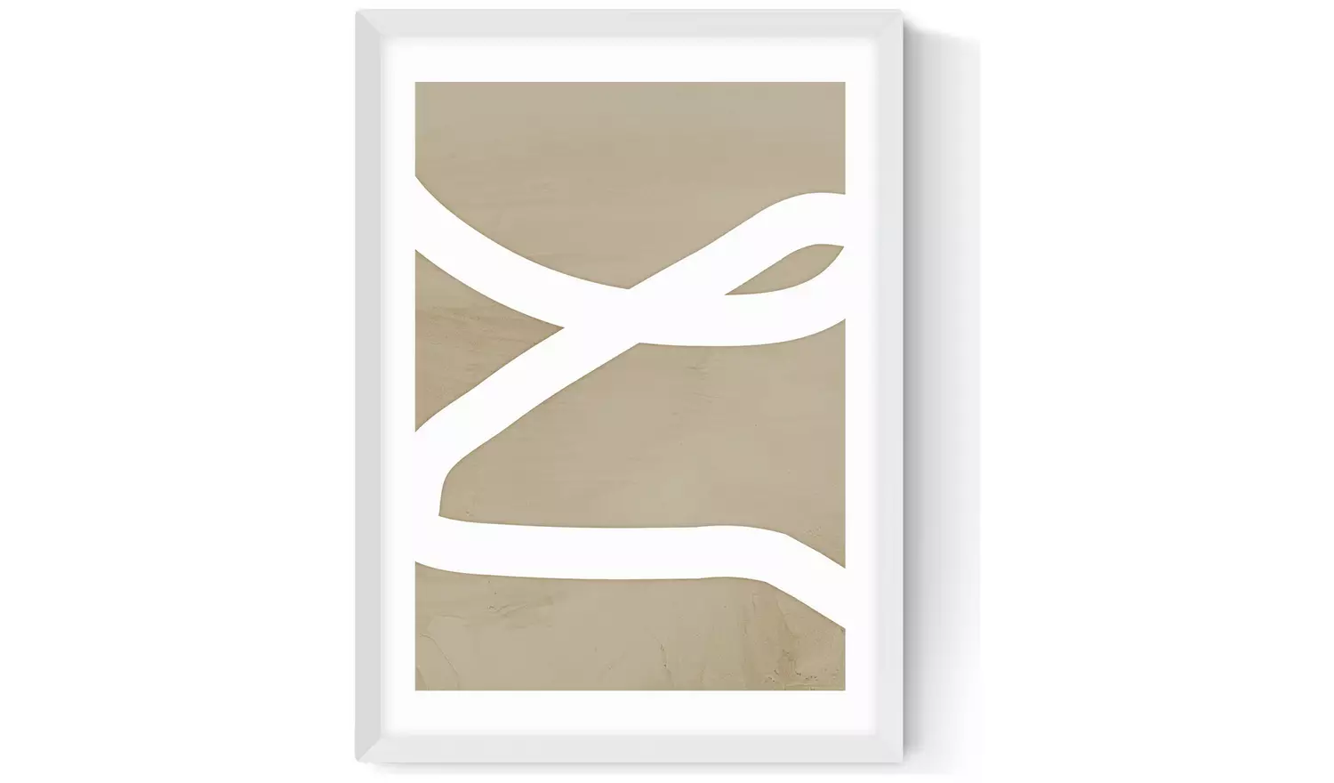 East End Prints White Frame Art Print - A2