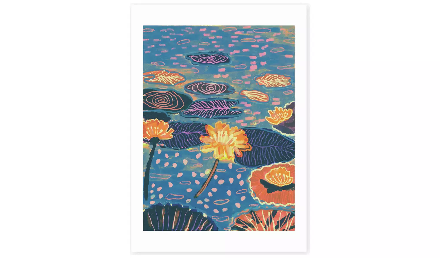 East End Prints Magic Pond Art Print - A3