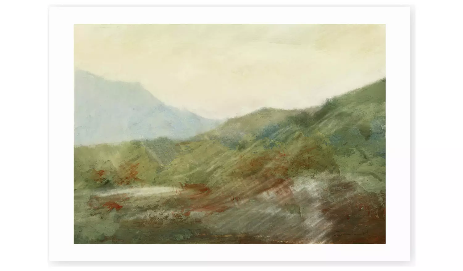 East End Prints Moor Path Art Print - A3