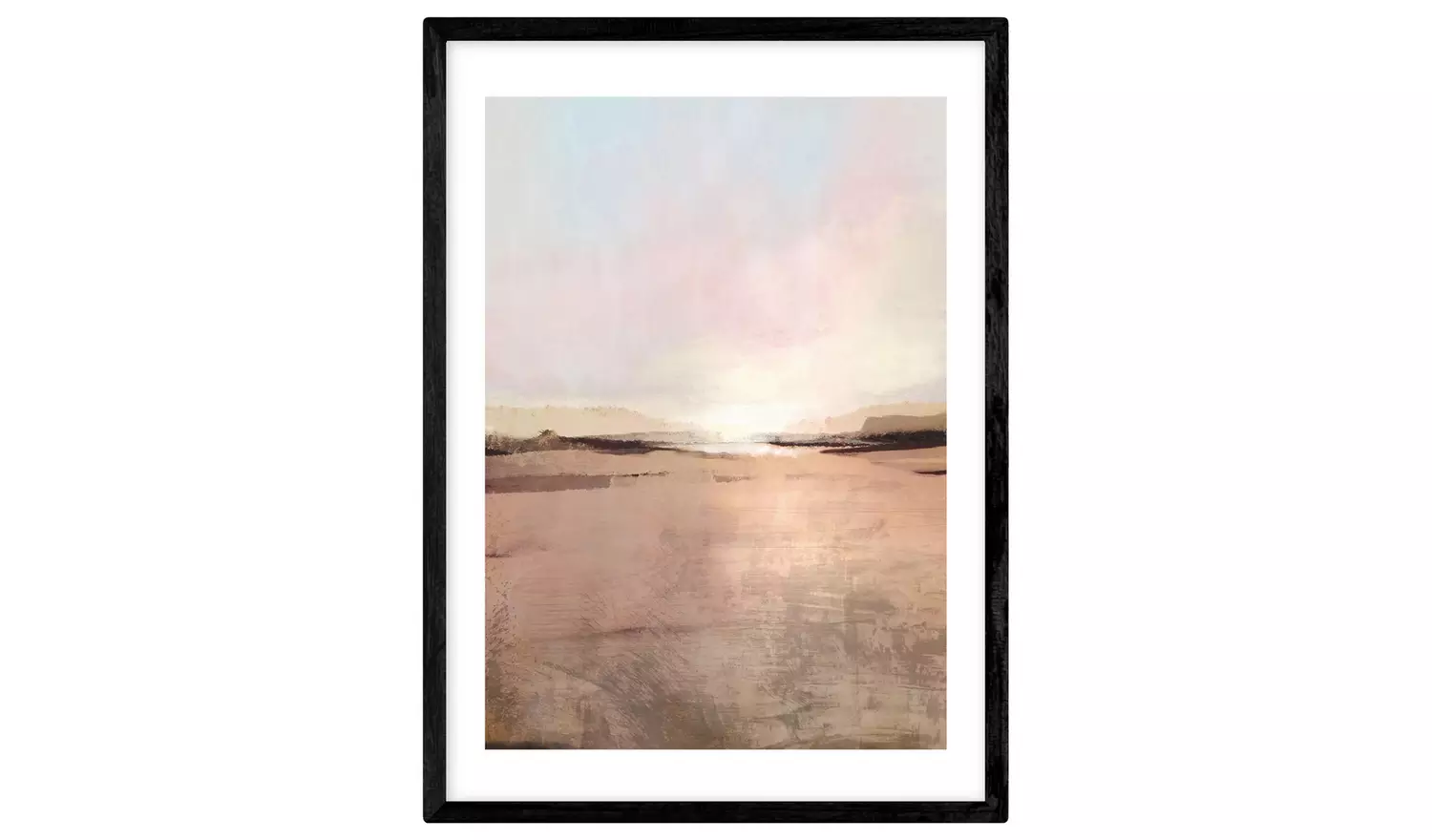 East End Prints New Dawn Black Frame Art Print - A3