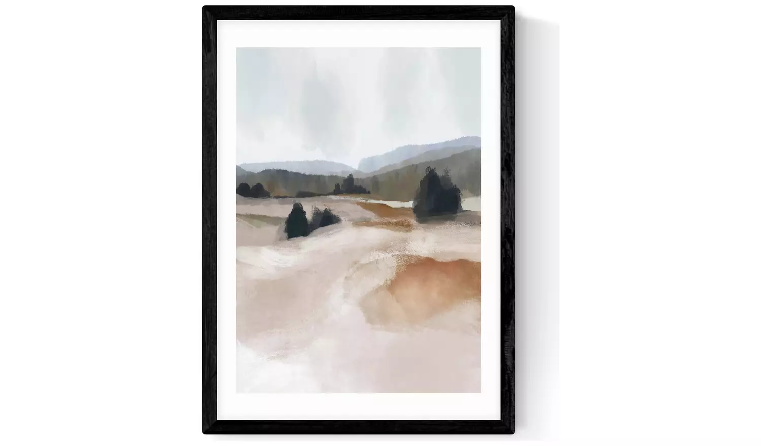 East End Prints The Ranch Black Frame Art Print - A2