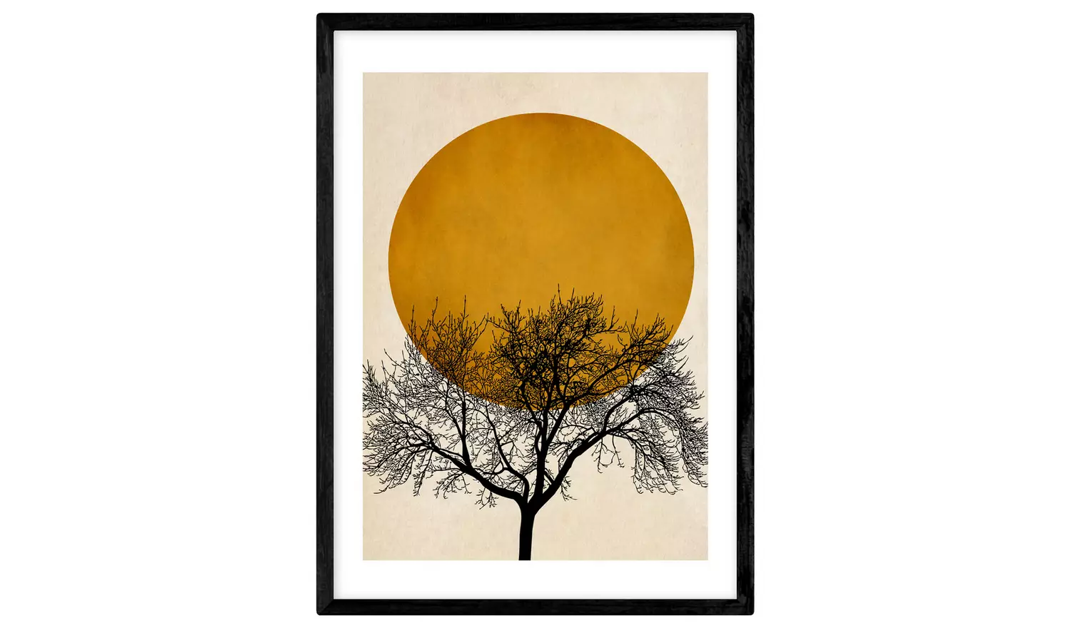 East End Prints Winter Morning Black Frame Art Print - A3