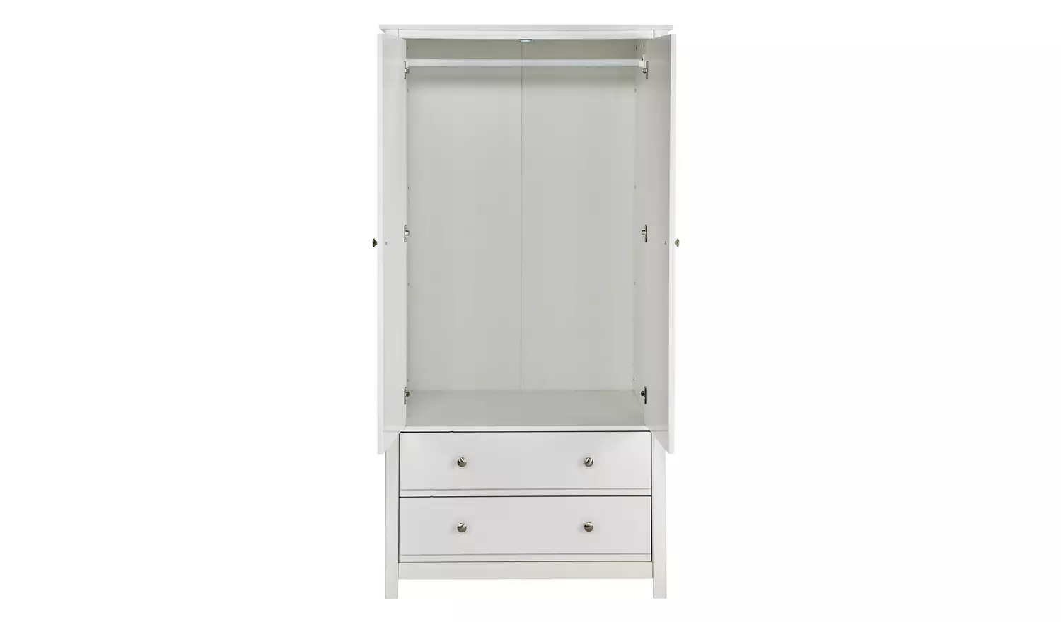 Habitat Brooklyn 3 Piece 2 Door Wardrobe Set - White