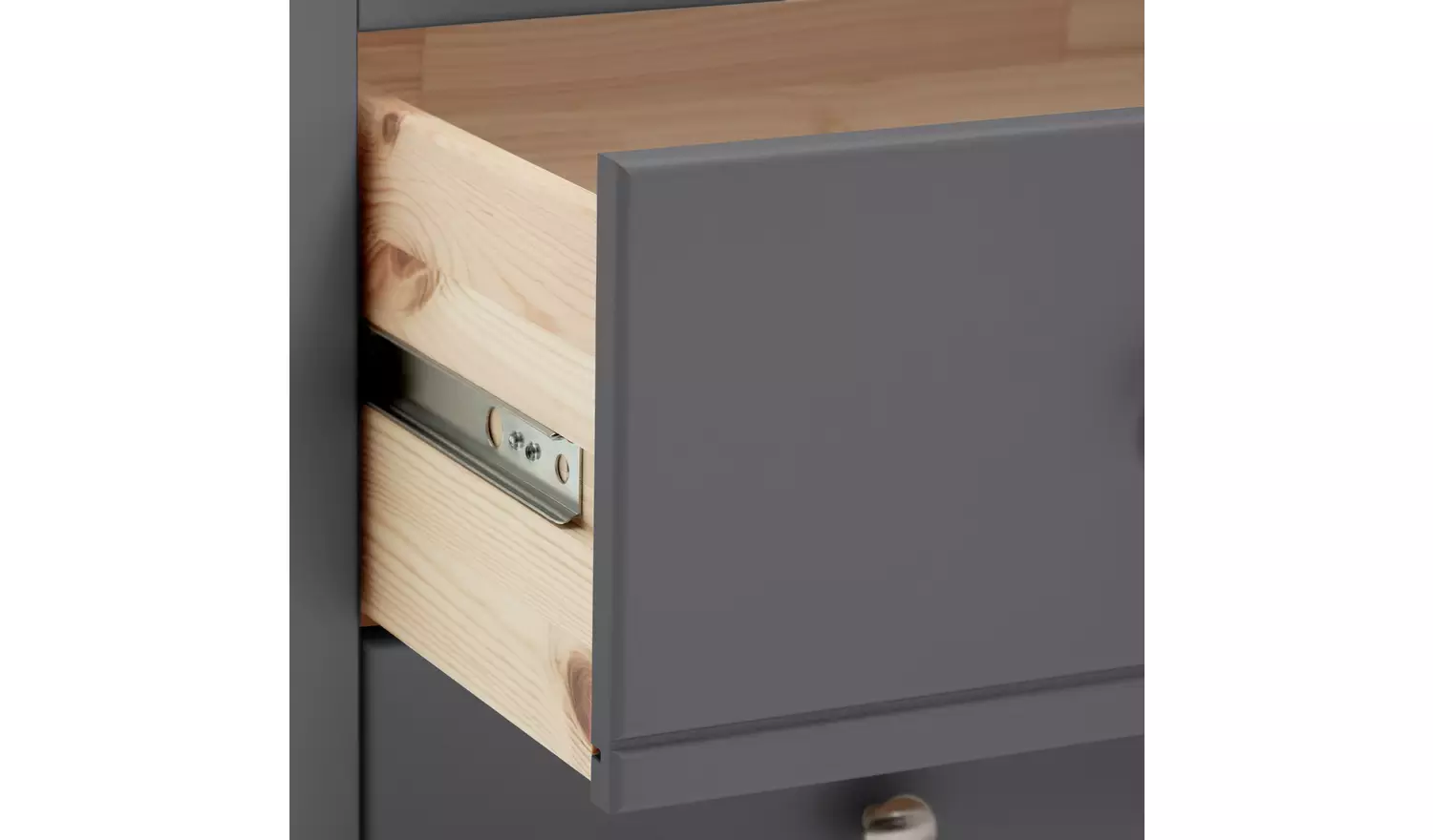 Habitat Brooklyn 3 Piece 2 Door Tall Wardrobe Set -Grey