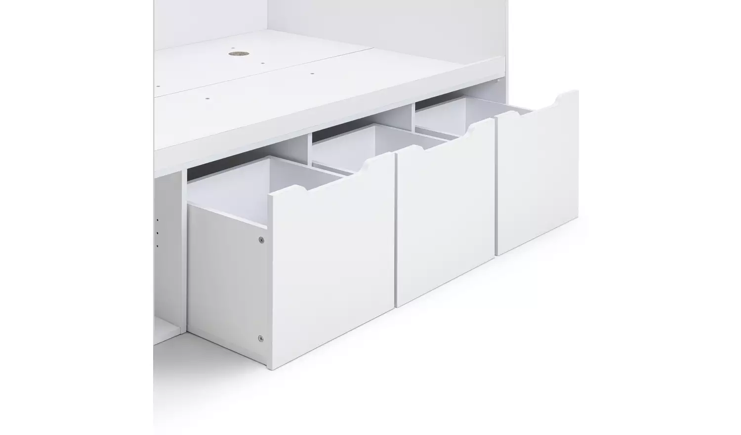 Habitat Jude Storage Cabin Bed - White