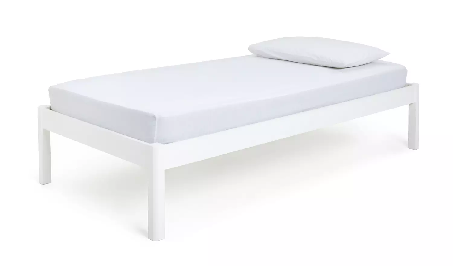 Habitat Odin Single Platform Bed Frame - White