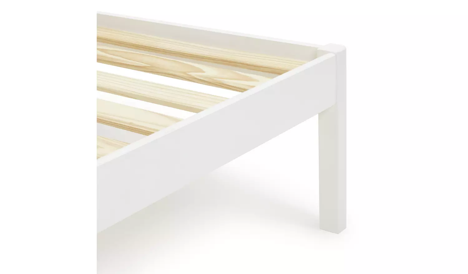 Habitat Odin Single Platform Bed Frame - White