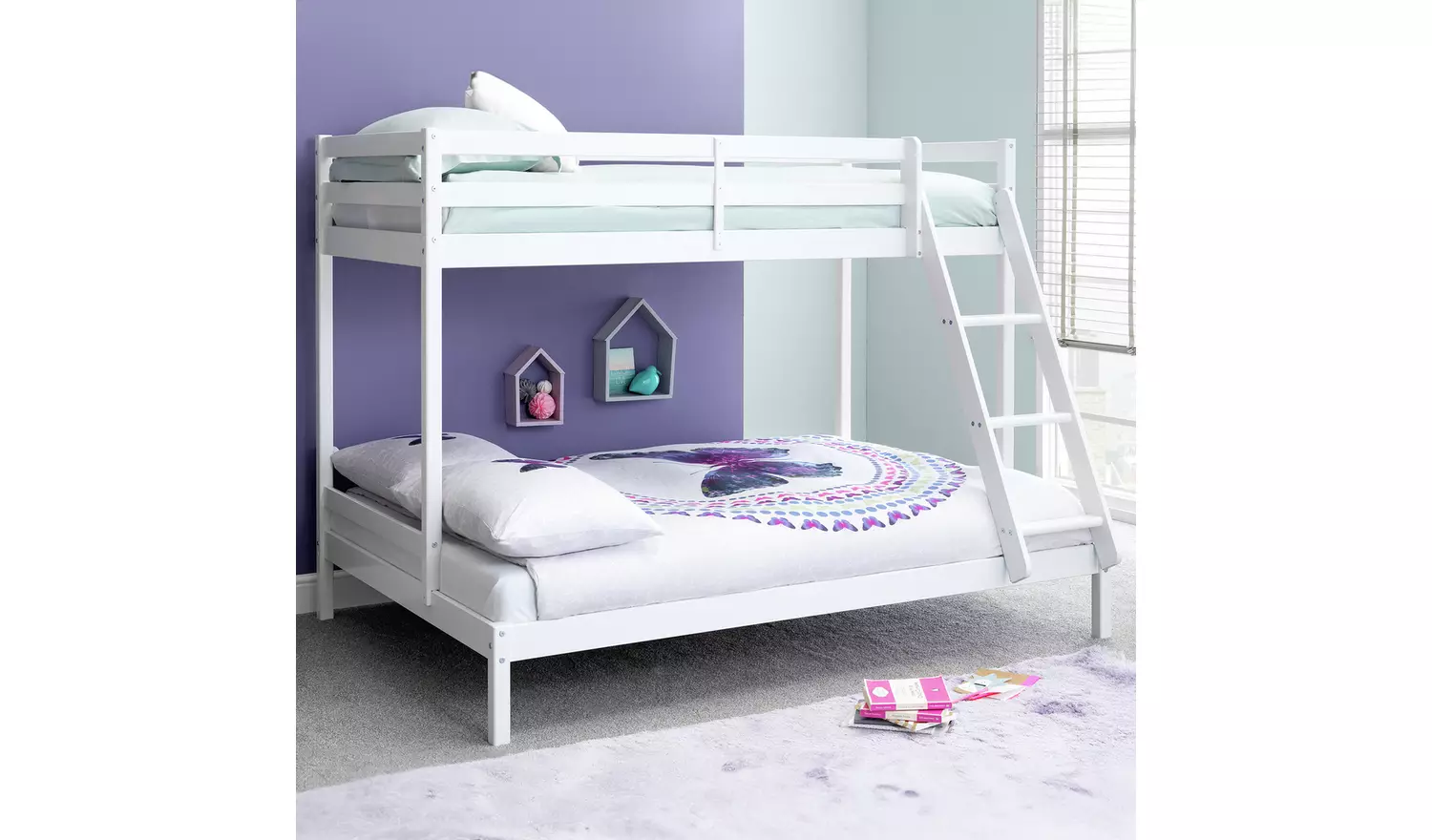 Argos Home Kaycie Triple Bunk Bed Frame - White