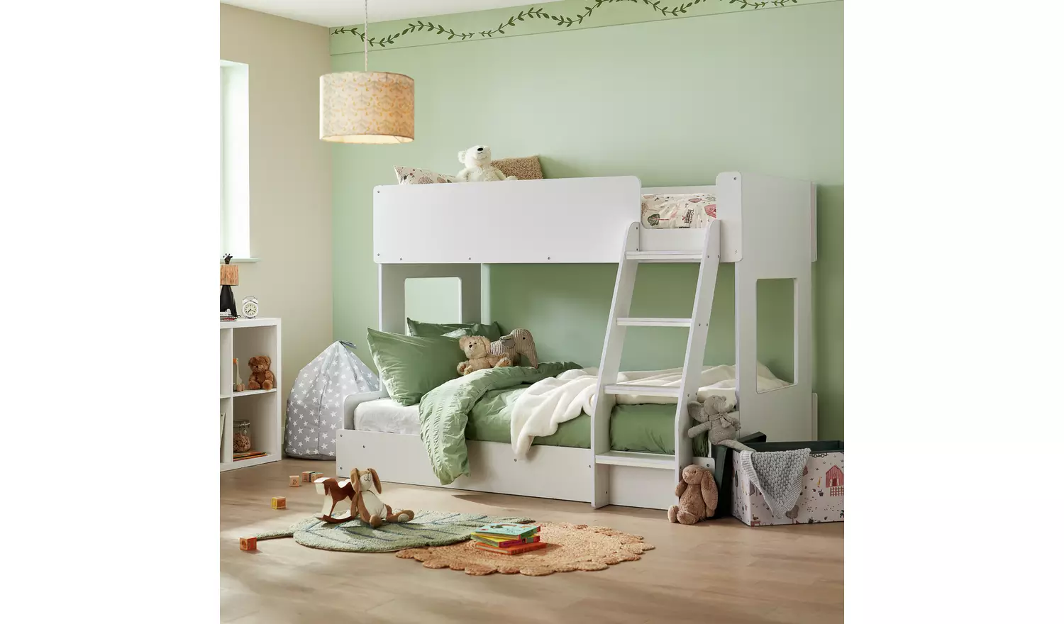 Habitat Ultimate Triple Double Single Bunk Bed - White