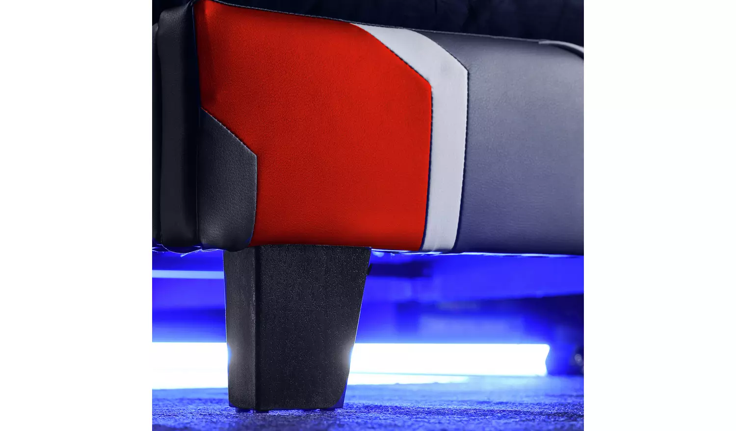 X Rocker Chromis Single Bed in a Box with Mattress - Red