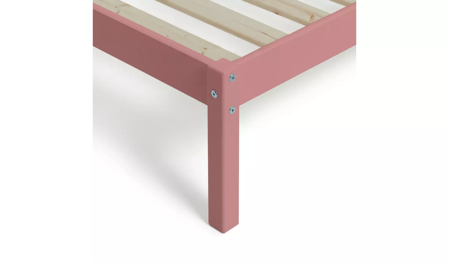 Argos Home Mia Single Bed Frame - Pink