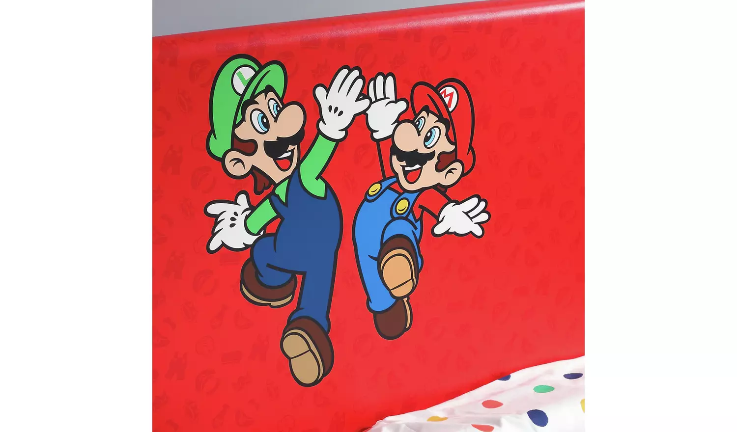 X Rocker Nintendo Mario Single Bed Frame - Red