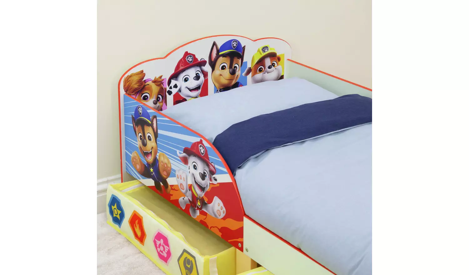 Paw Patrol Toddler Bed with Drawer