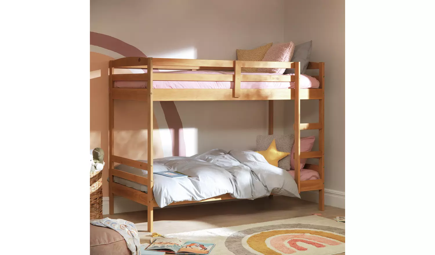 Argos Home Josie Single Bunk Bed Frame - Pine