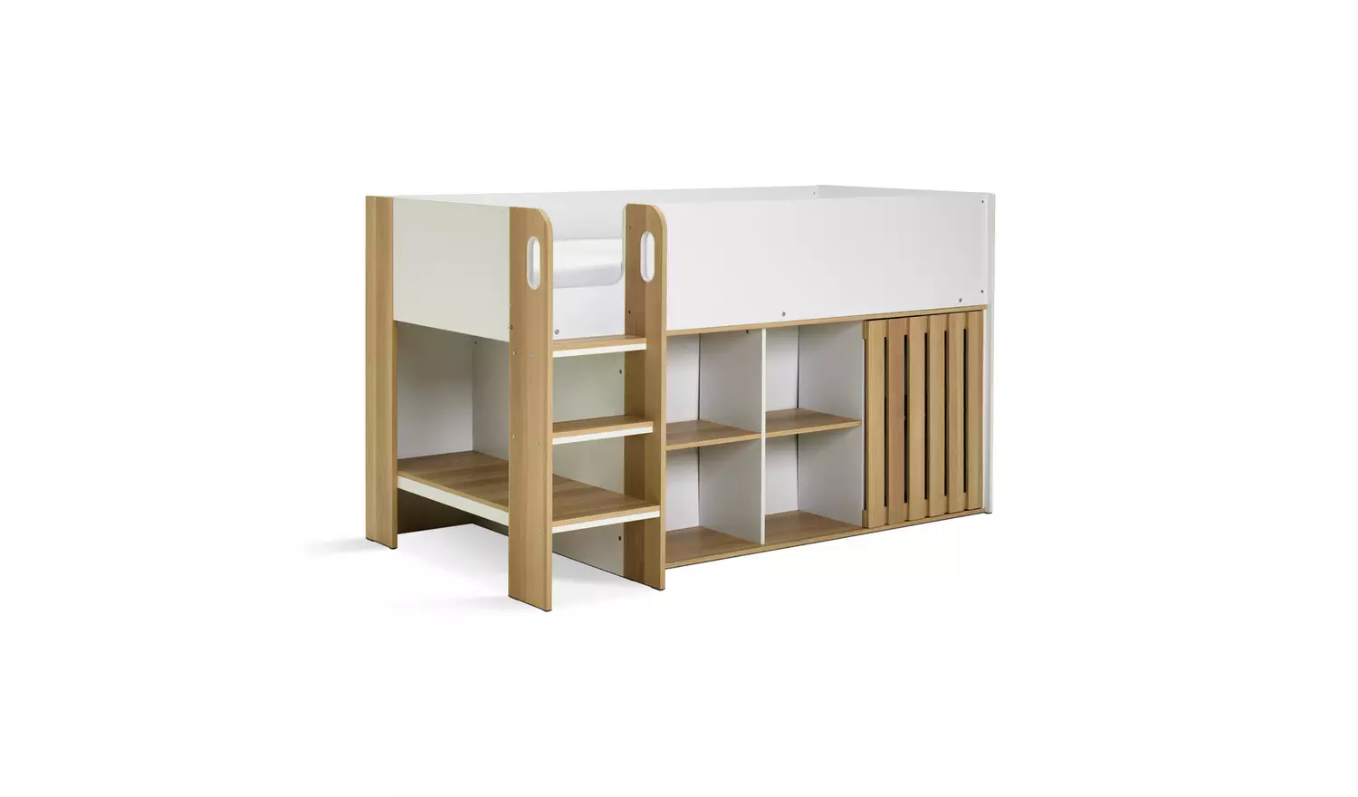 Habitat Norah Storage Mid Sleeper Bed Frame - White
