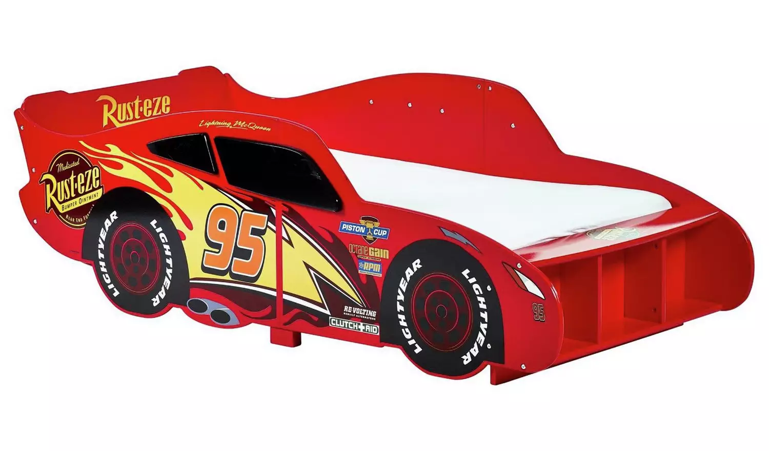 Disney Lightning McQueen Toddler Bed - Red