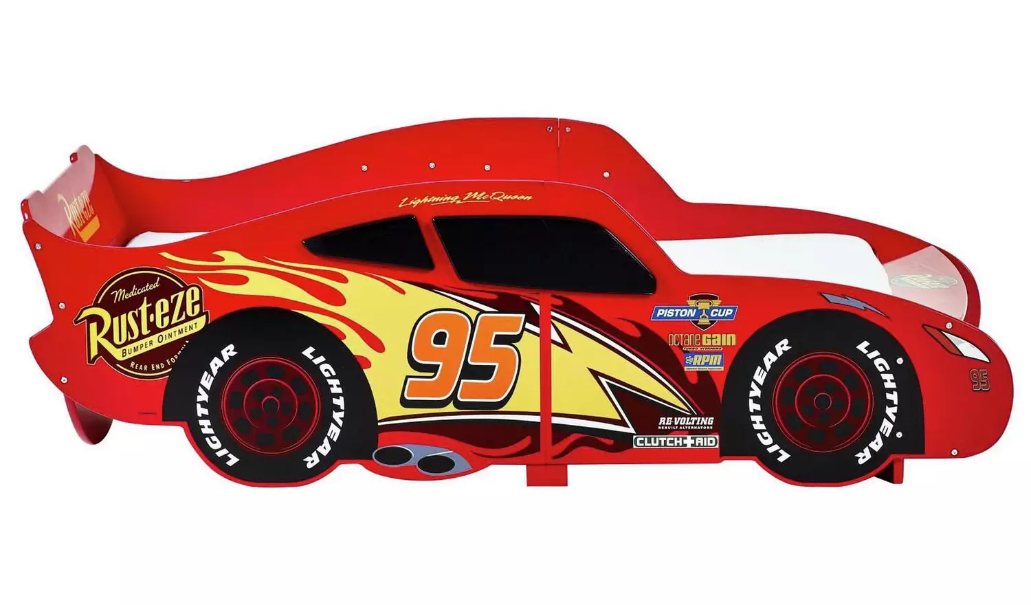 Disney Lightning McQueen Toddler Bed - Red