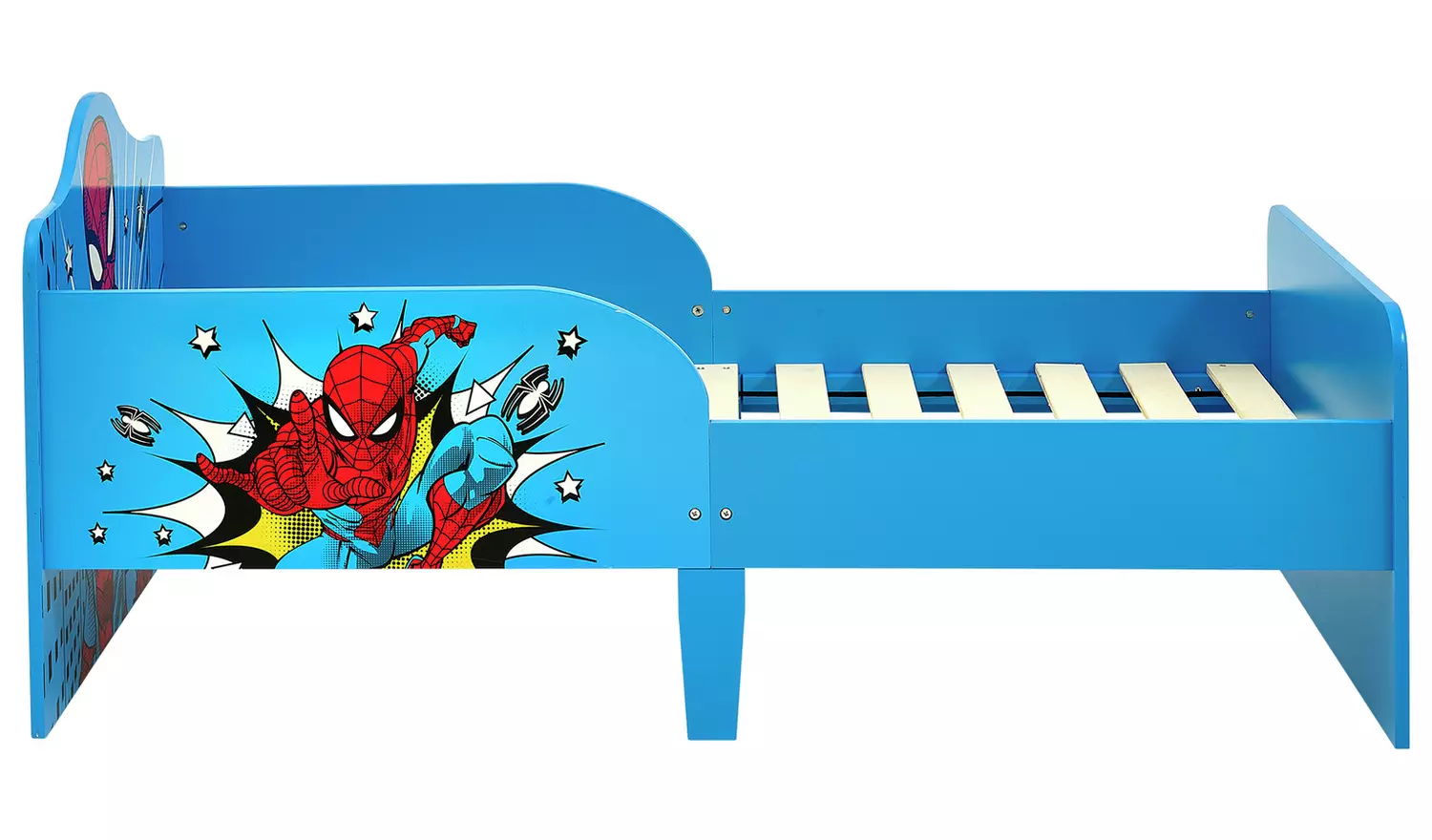 Disney Marvel Spiderman Toddler Bed - Blue