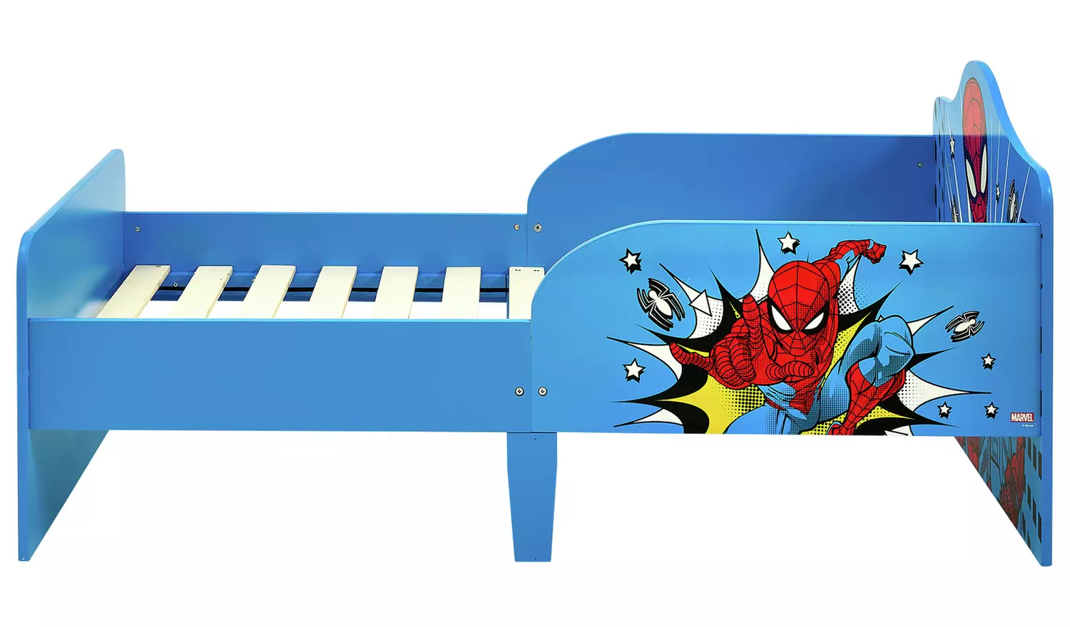 Disney Marvel Spiderman Toddler Bed - Blue