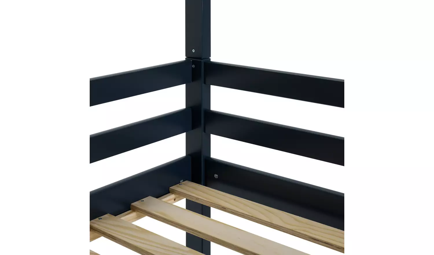 Argos Home Josie Single Triple Bunk Bed - Blue