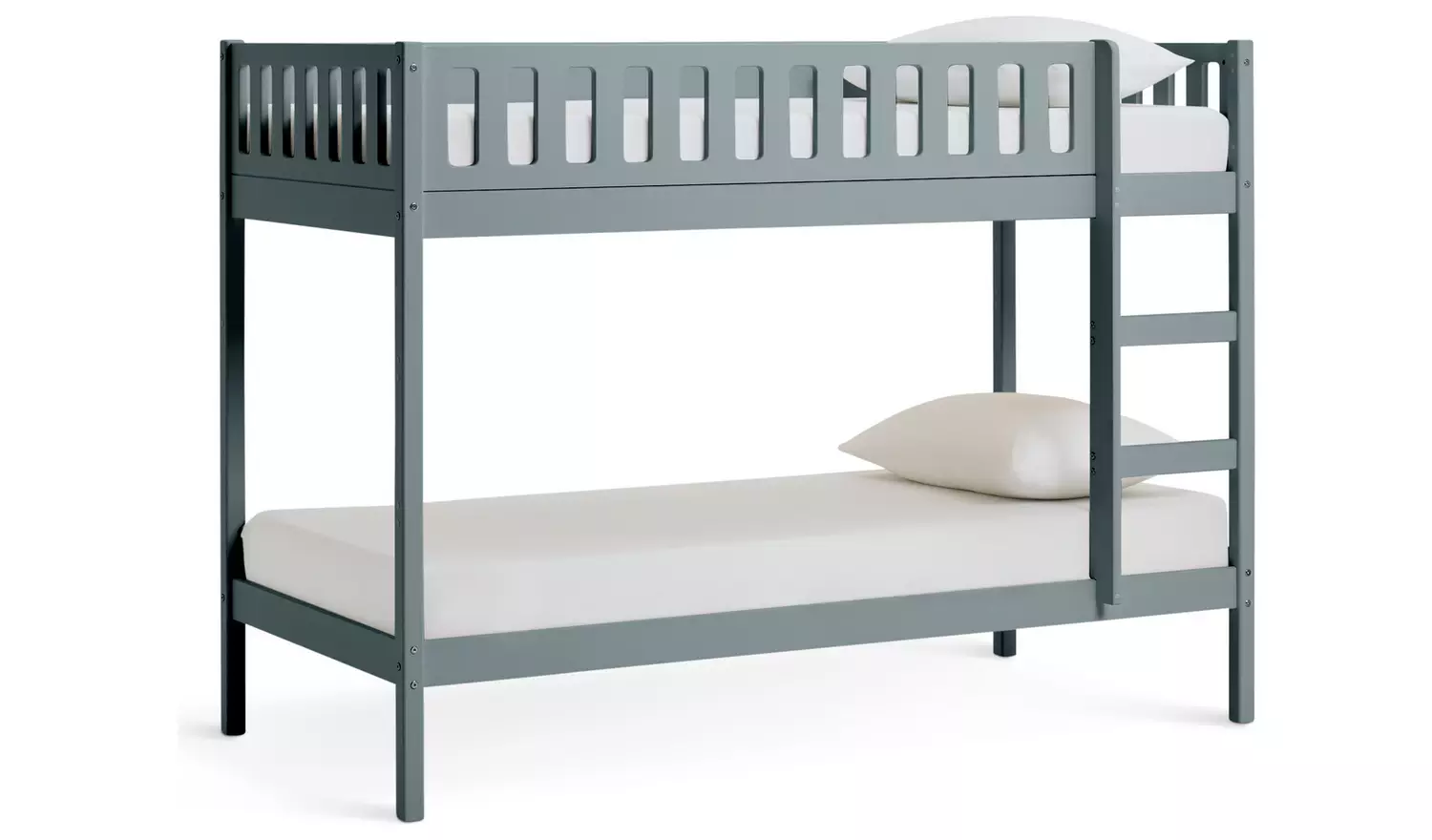 Habitat Ronnie Bunk Bed and 2 Mattresses - Duck Egg Blue