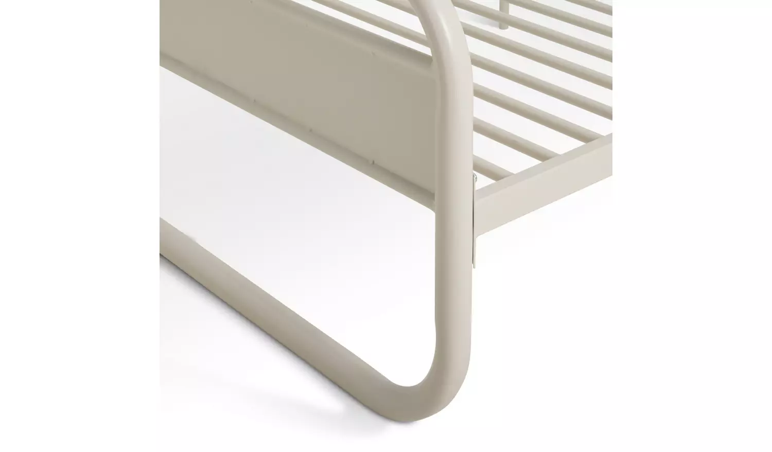 Habitat Kids Rory Curved Single Metal Bed Frame - Light Grey