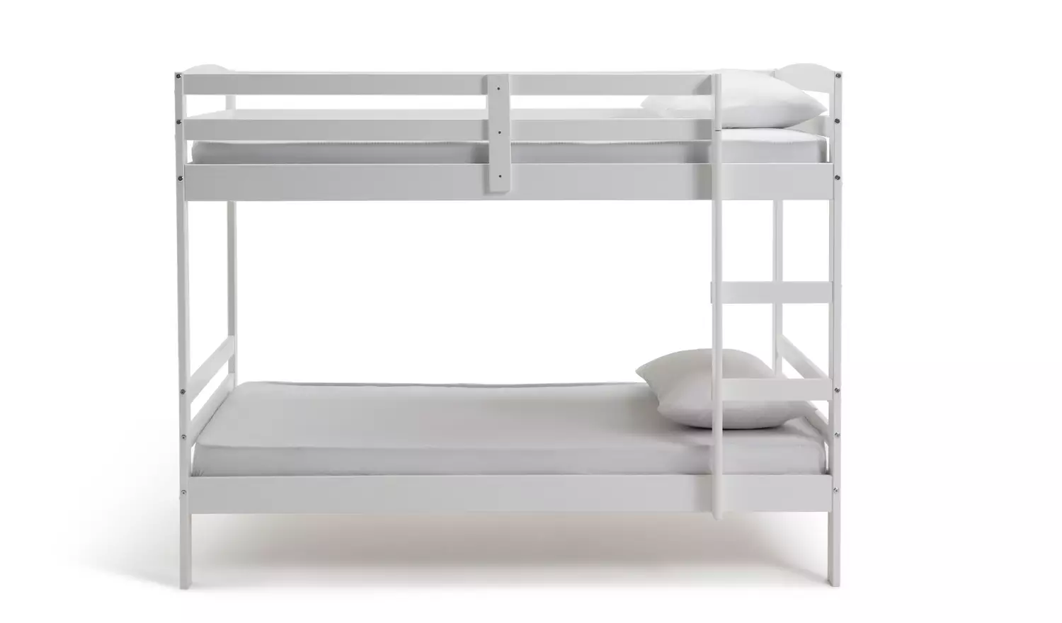 Argos Home Josie Shorty Bunk Bed & 2 Kids Mattresses - White