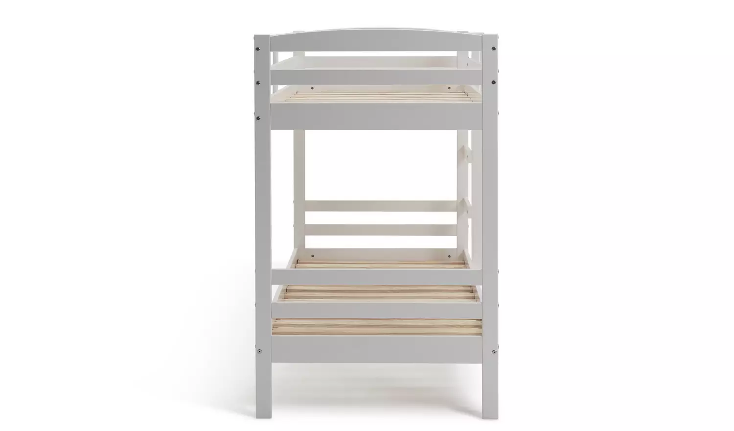 Argos Home Josie Shorty Bunk Bed & 2 Kids Mattresses - White