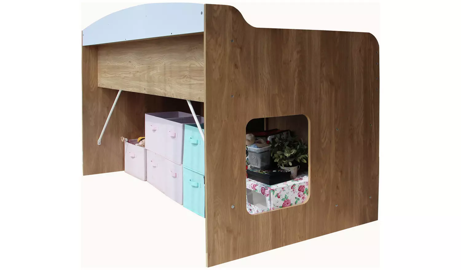 Habitat Ultimate Storage Mid Sleeper&Kids Mattress -Beech