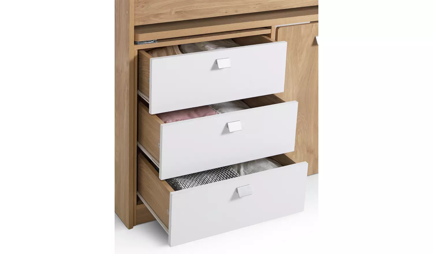 Habitat Ultimate Storage Mid Sleeper&Kids Mattress -Beech