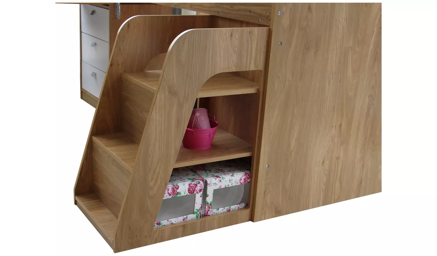 Habitat Ultimate Storage Mid Sleeper&Kids Mattress -Beech