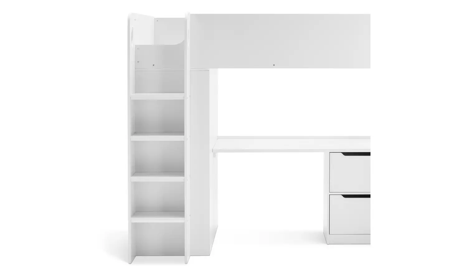 Habitat Jude High Sleeper With Wardrobe - White