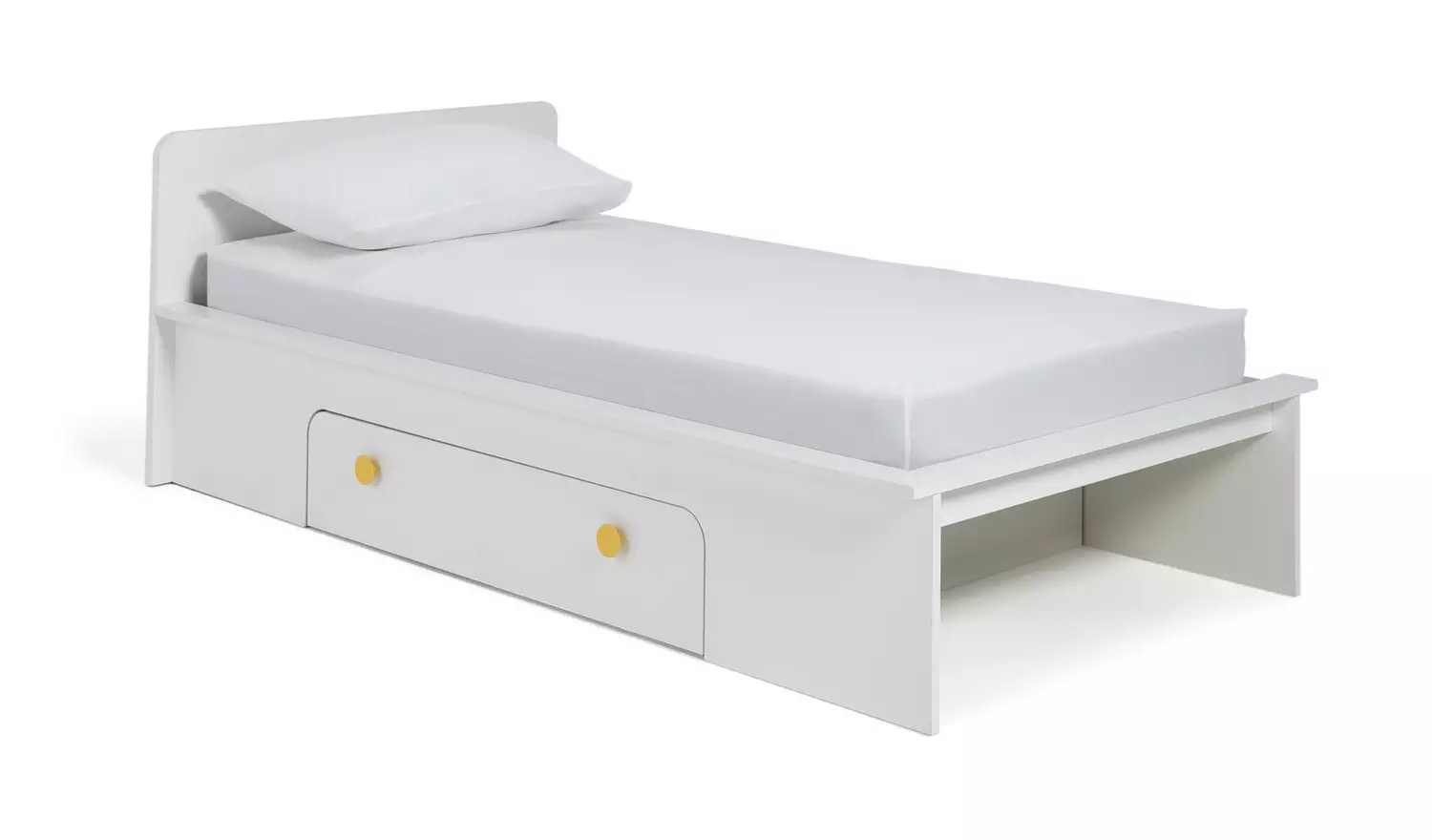 Habitat Rudi Single Storage Bed Frame - White