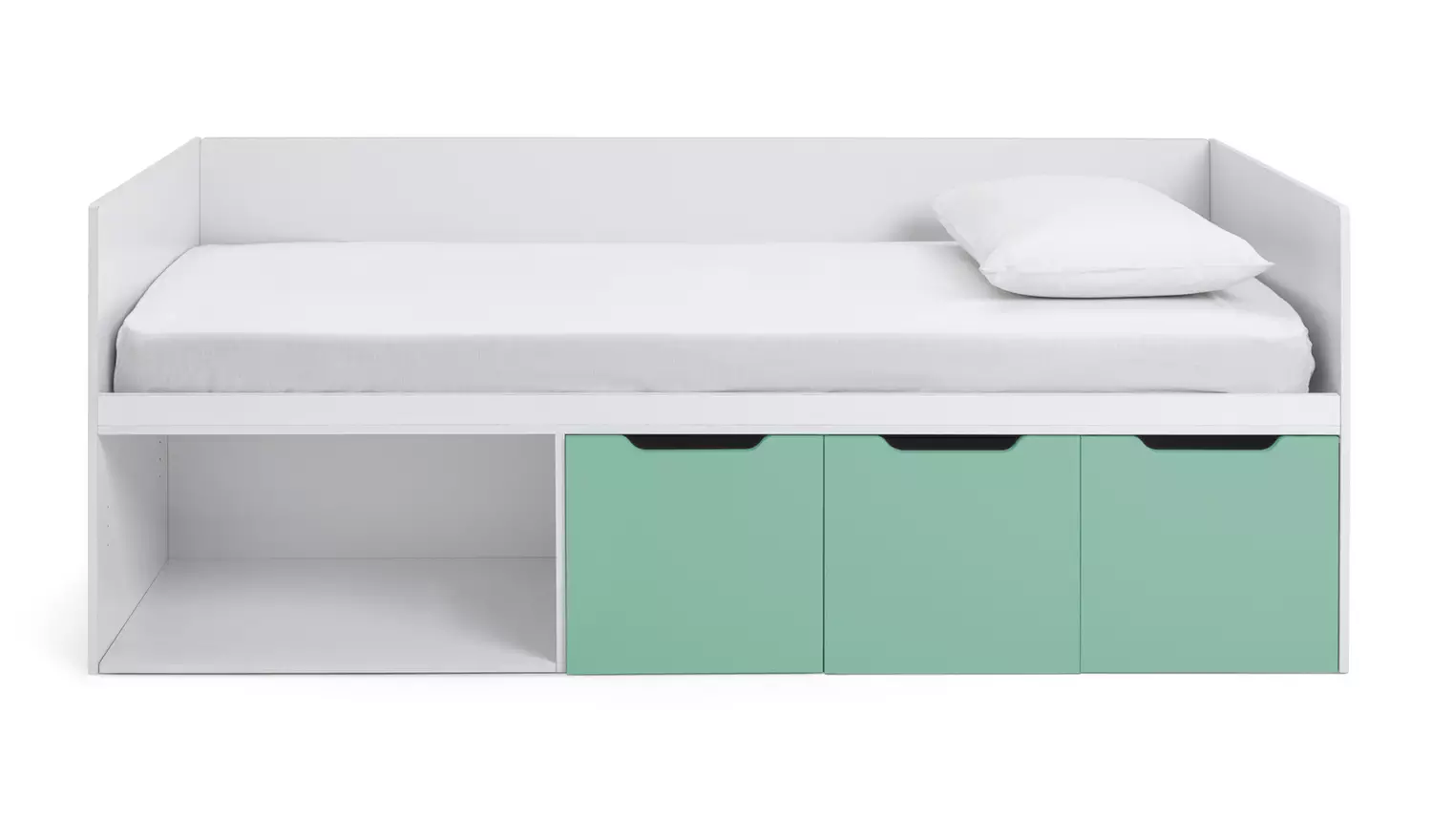 Habitat Jude Storage Cabin Bed - White And Green