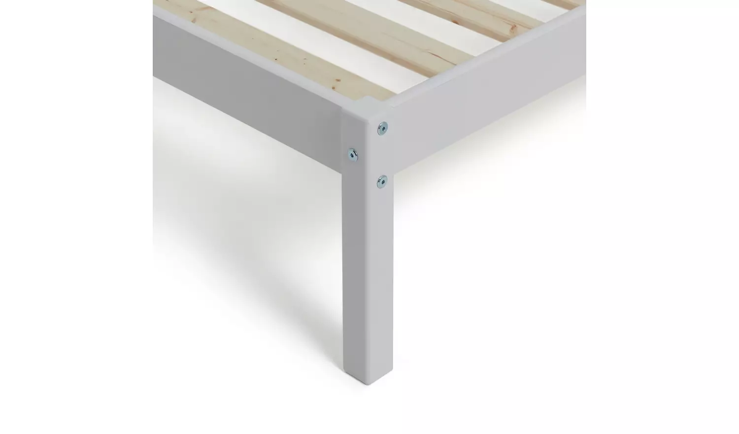 Argos Home Mia Single Bed Frame - White