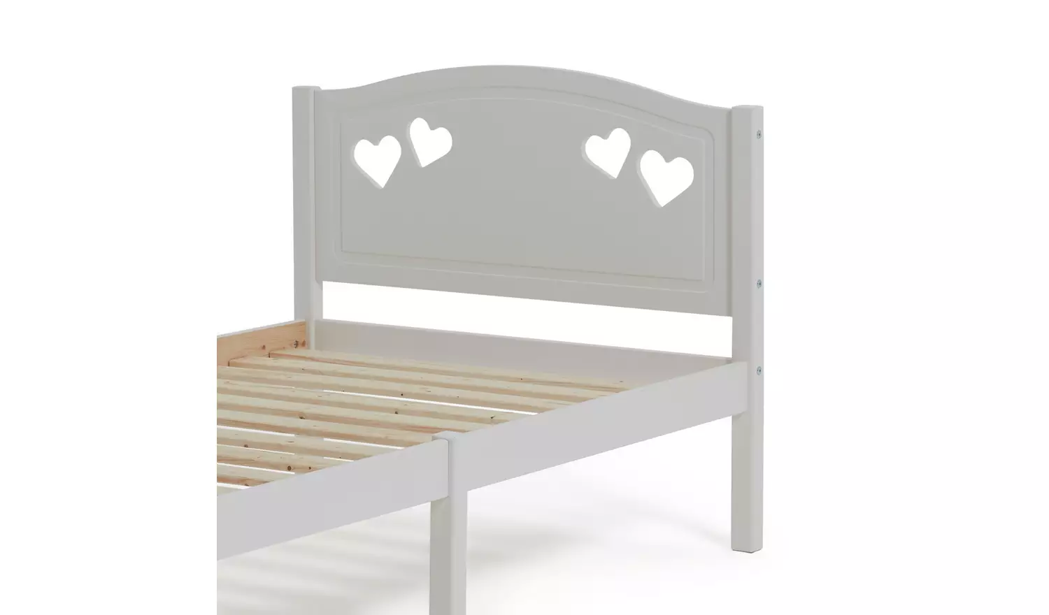 Argos Home Mia Single Bed Frame - White