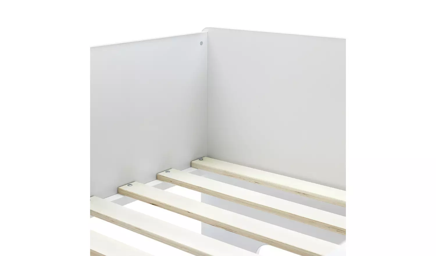 Habitat Jude High Sleeper Bed with Wardrobe & Mattress-White