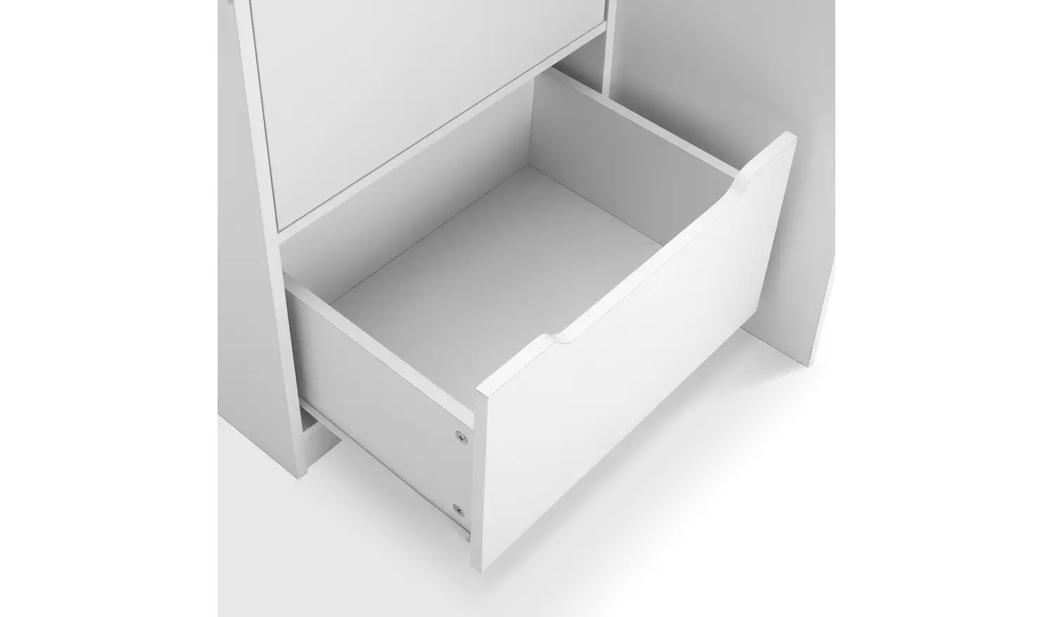 Habitat Jude High Sleeper Bed with Wardrobe & Mattress-White