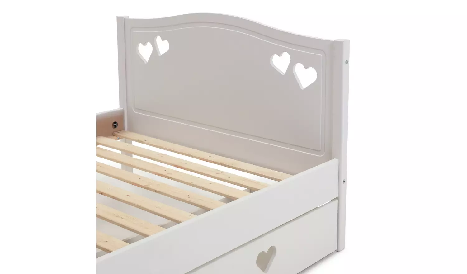 Argos Home Mia Single Bed and Mattress - White