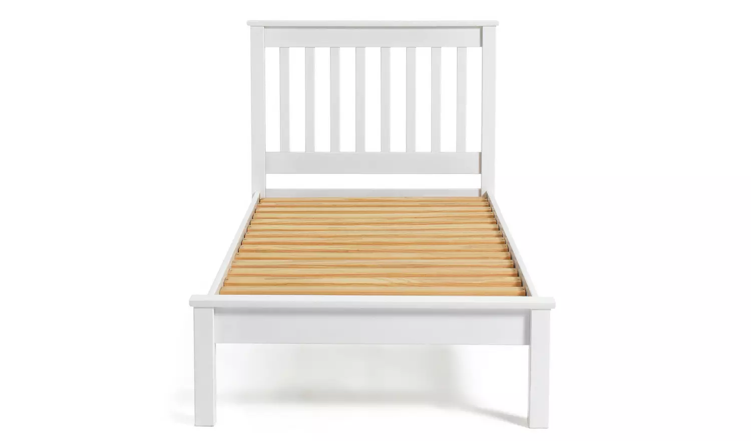 Habitat Noah Single Bed Frame and Kids Mattress - White