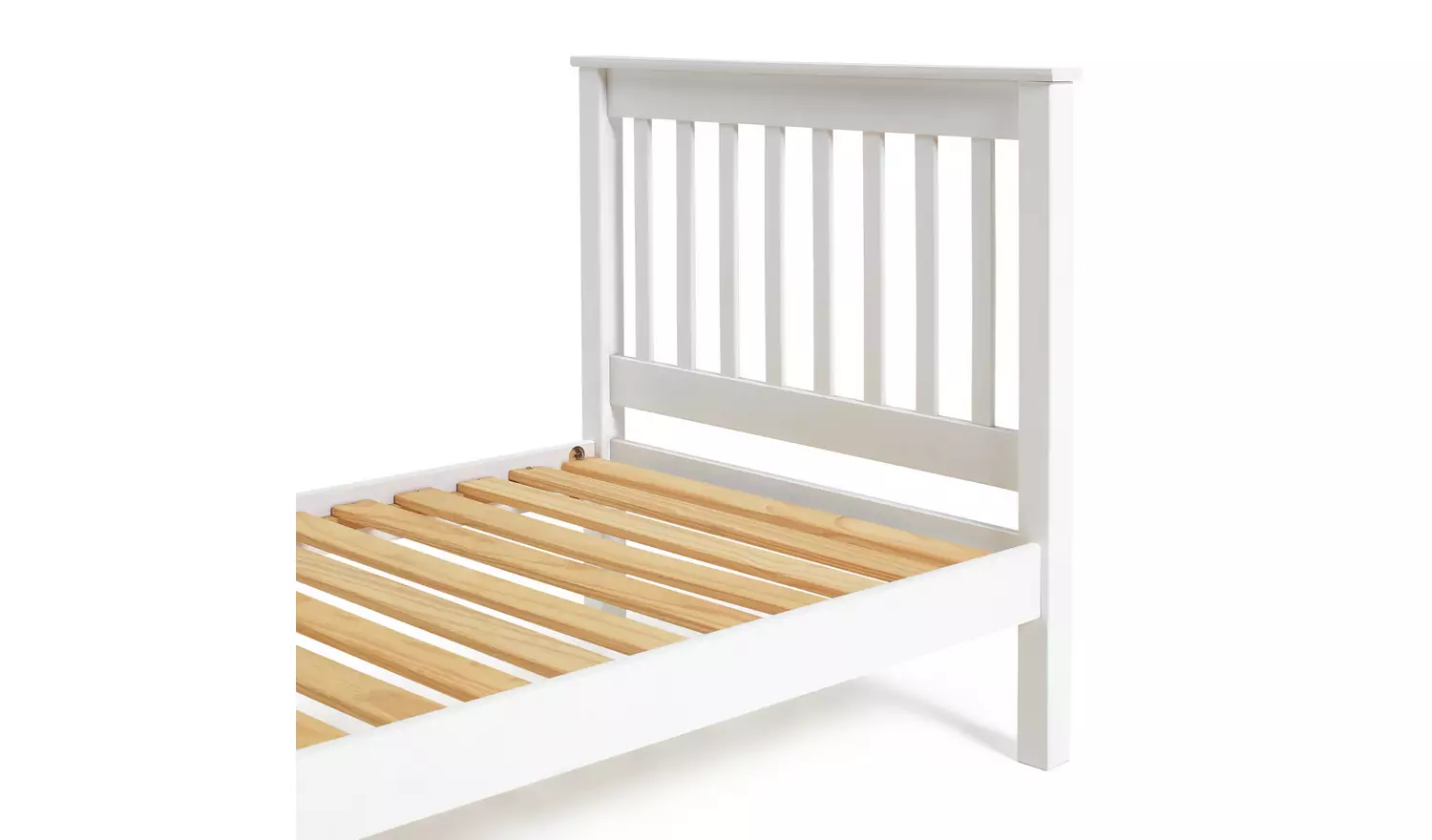 Habitat Noah Single Bed Frame and Kids Mattress - White